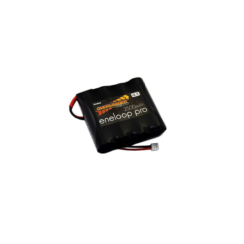 Overlander Eneloop Pro AA 2500mAh 4.8V Spektrum Flat NiMH Battery 3218