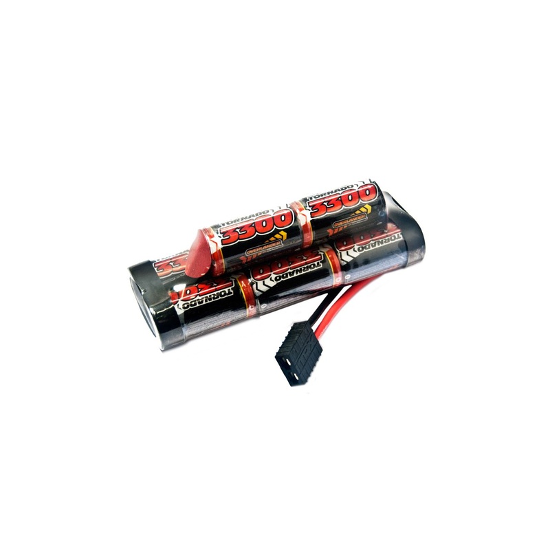 Overlander SubC 3300mAh 9.6V 8-Cell Hump Traxxas Premium Sport NiMH Battery – Traxxas Connector 2841