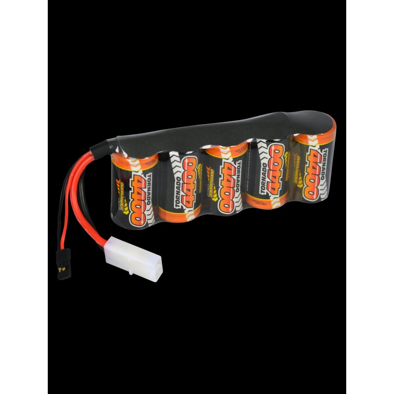Overlander SubC 4400mAh 6V Flat Premium Sport NiMH Battery – Deans & JR Connector 3175