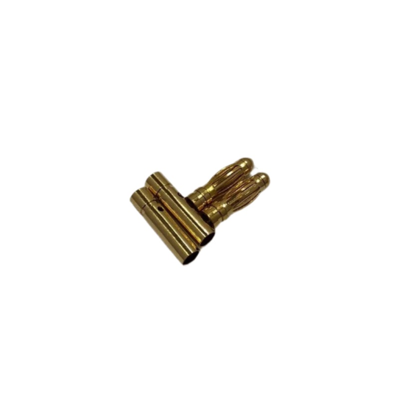 3mm Gold Bullet Connector Set – 2 Pairs 20206EF
