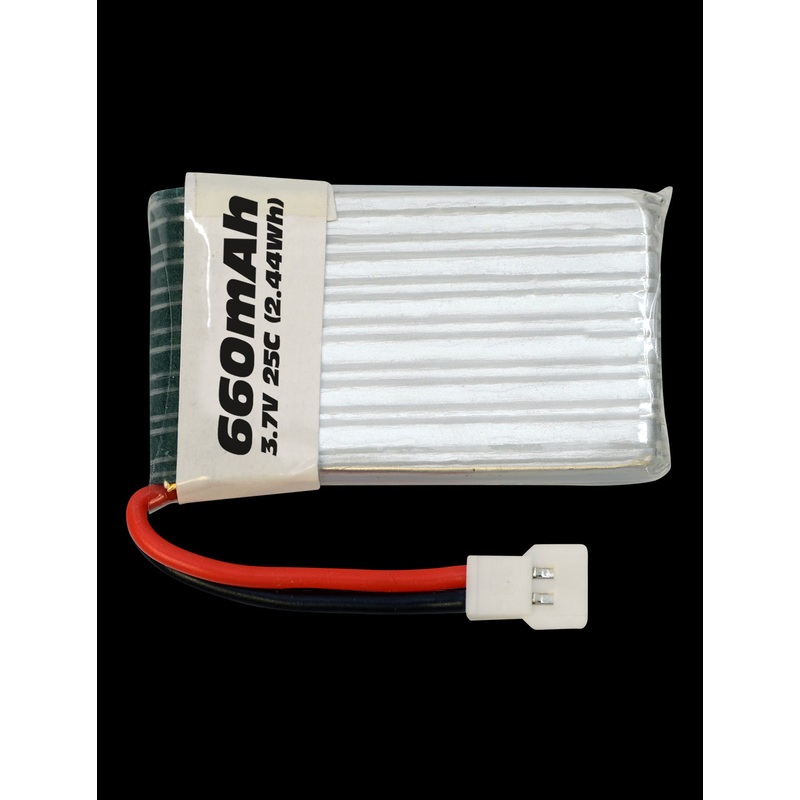 Overlander 660mAh 3.7V 1S 25C LiPo Battery 3432