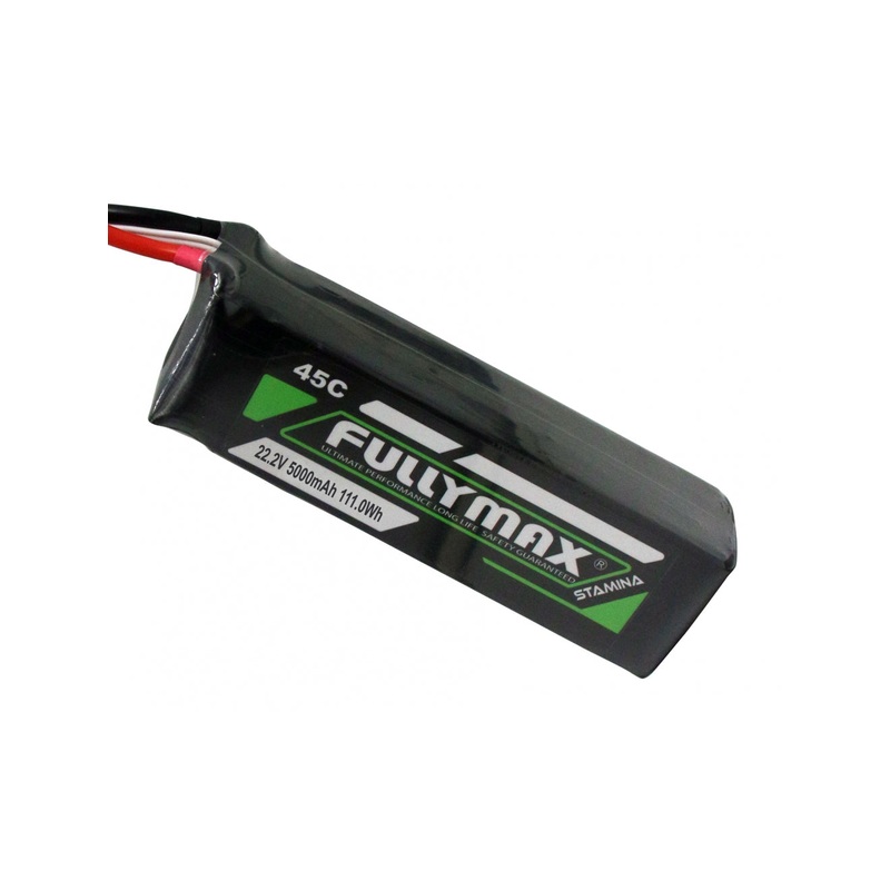 Overlander Fullymax 5000mAh 22.2V 6S 45C LiPo Battery – No Connector 3448