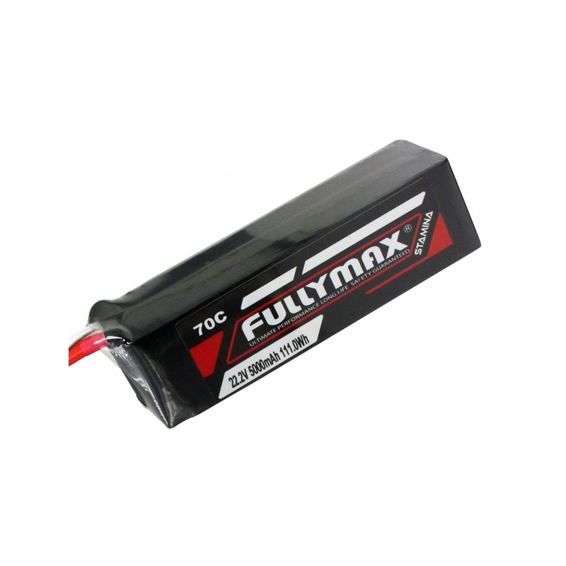 Overlander Fullymax 5000mAh 22.2V 6S 70C LiPo Battery – No Connector 3442