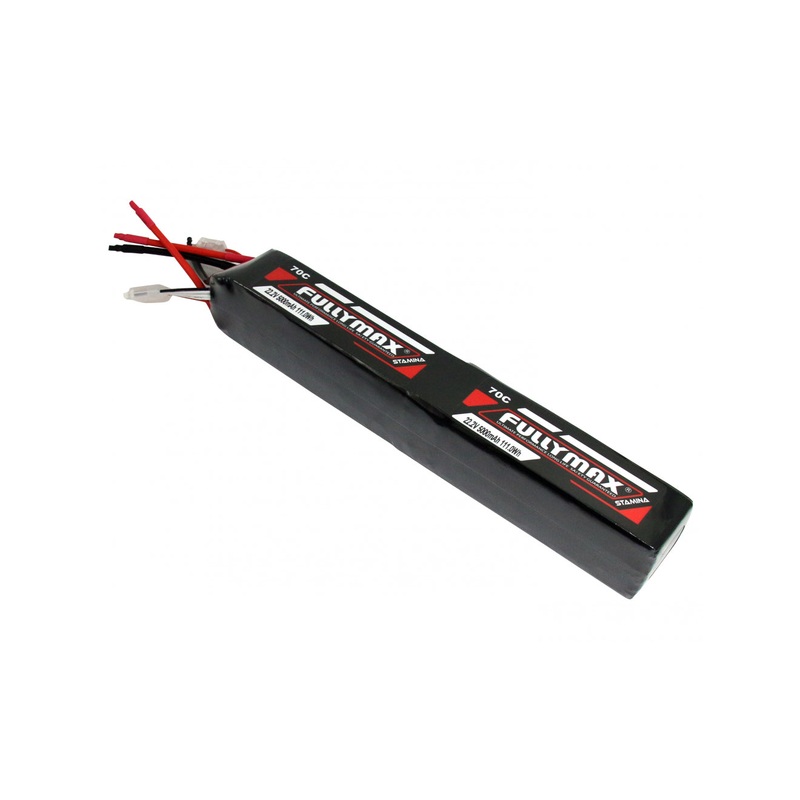 Overlander Fullymax 5000mAh 22.2V (x2) 12S 70C LiPo Battery – No Connector 3443