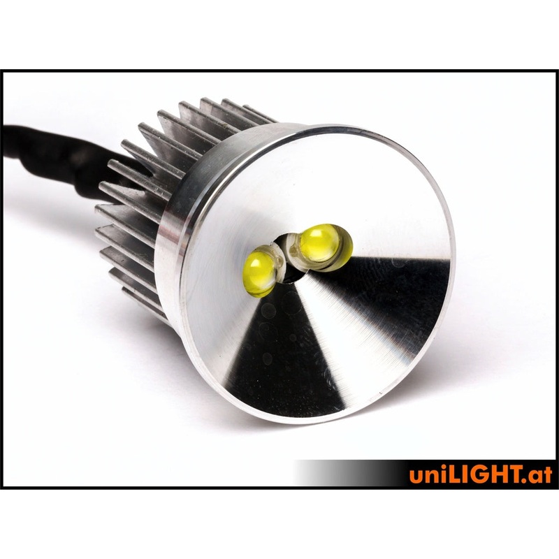 UniLight 35mm Ultra Power Spotlight, 22Wx2, T-FUSE White SPOT35F-220×2-WE