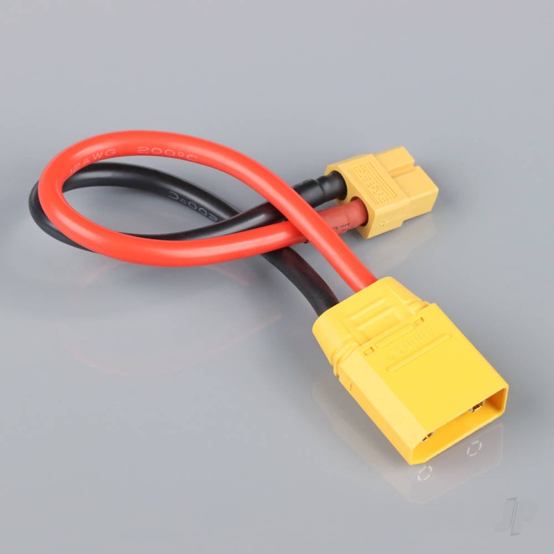 Charge Lead, XT60 to XT90 Male, 12AWG, 150mm RDNAC010152