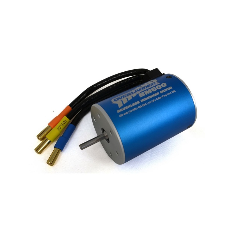 Overlander BM600 V3 3650/09 1500KV – Brushless Inrunner RC Motor (IC .25 Equivalent) 848