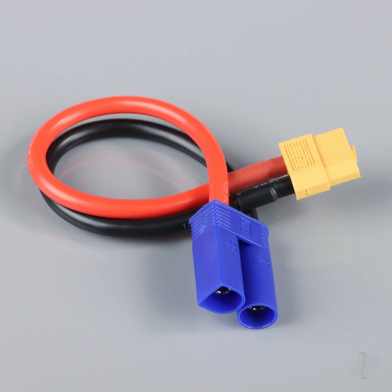 Radient Charge Lead, XT60 to EC5 Male, 12AWG, 150mm RDNAC010151