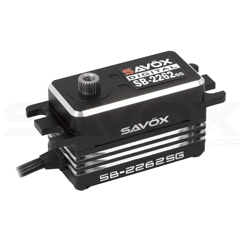Savox SB-2262SG LP Brushless Hi-Torque Digital 18kg/0.10s@6.0v – Black SAV-SB2262SG
