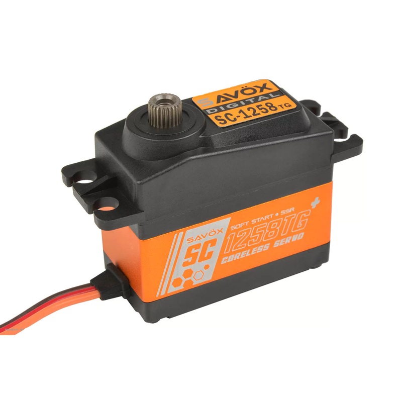 Savox SC-1258TG+ Standard Size Coreless Digital Servo With Soft Start 0.08s/12kg@6v SC1258TGP