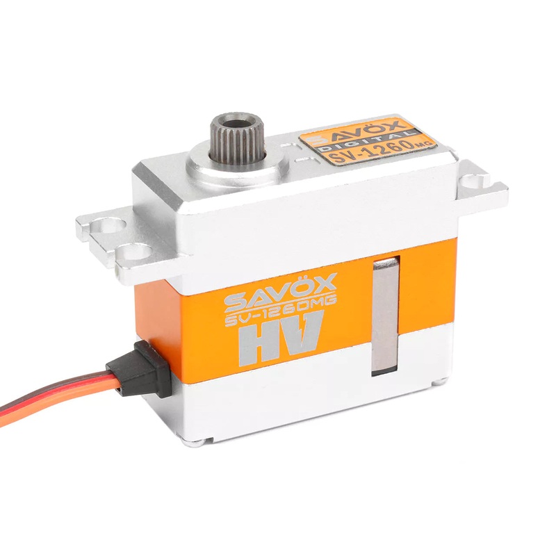 Savox SV-1260MG HV Digital Mini Size Servo 12kg/0.055s@7.4v SV1260MG