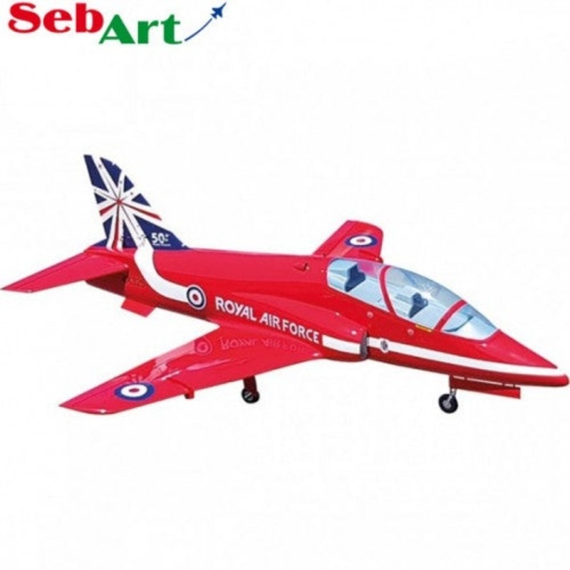 Sebart Mini BAE Hawk 1.4m ARF 90mm – Red Arrows