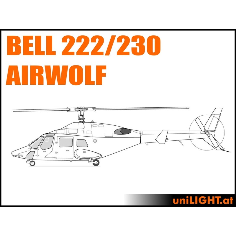 UniLight Bell222-230 (1:5, 3m, AIRWOLF)