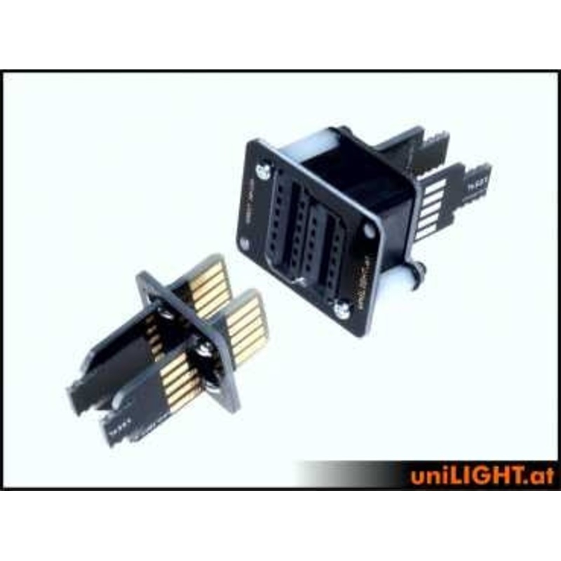 UniLight Direct Cable Connection, 9 Primary 4 Secondary Pins (2 Pair, M/F) DIRECT-9P4S-RTW