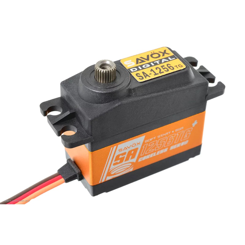 Savox SA-1256TG+ Standard Size Coreless Digital Servo With Soft Start 0.15s/20kg@6v SA1256TGP