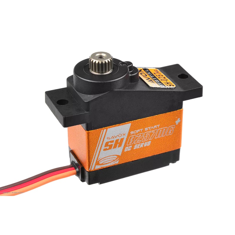 Savox SH-0257MG+ Micro Digital MG Servo With Soft Start 0.09s/2.2kg@6v SH0257MGP