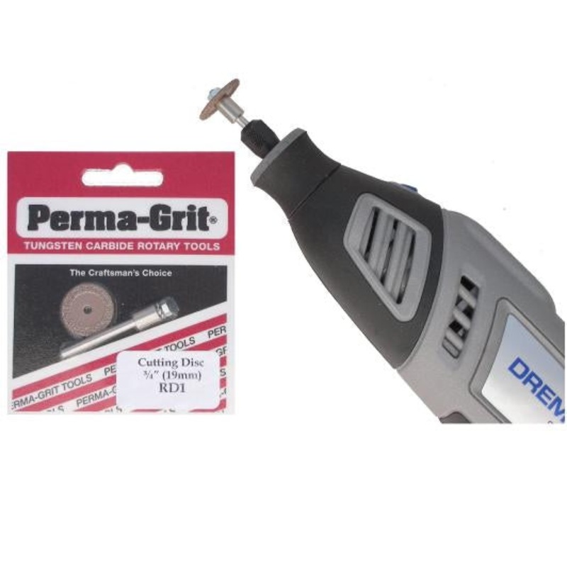 Small Cutting Disc 19mm Diameter with Arbor from Permagrit RD1