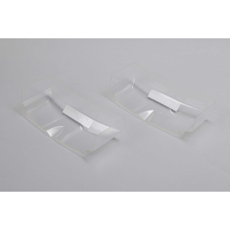 TLR 6.5 Lightweight Rear Wing, Clear, Precut (2) TLR230019