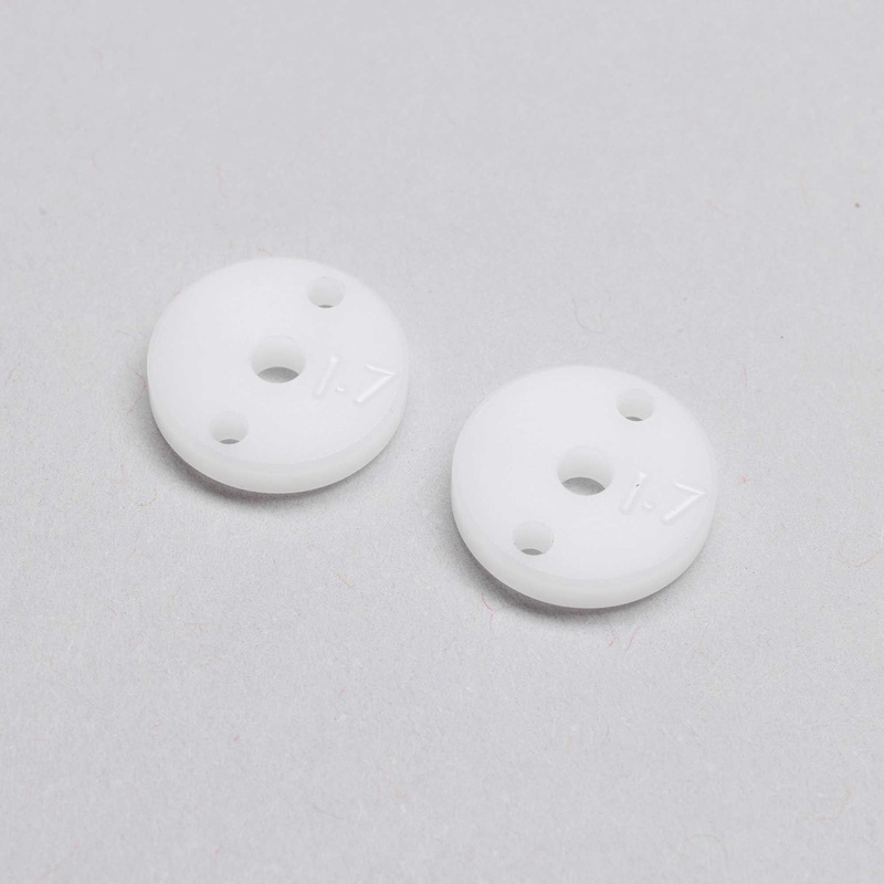 TLR Machined Shock Pistons, 2.3mm, 2 x 1.7mm, G3 (2) TLR333024