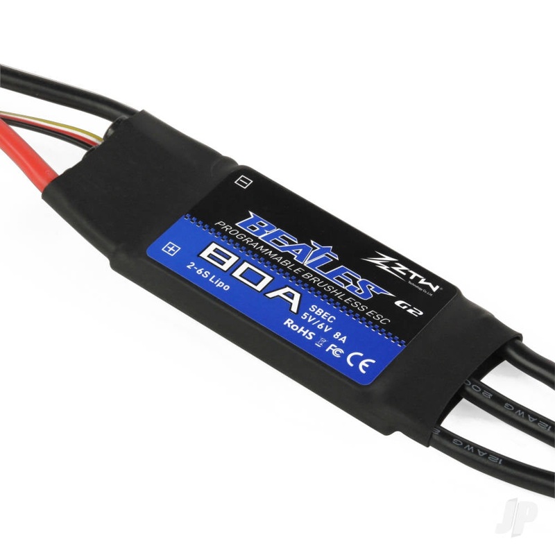 ZTW Beatles 80A SBEC ESC G2 (2-6 Cells) ZTW3080211