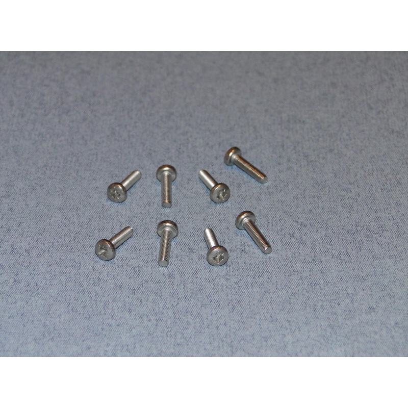 Radio Active Stainless Steel Pozi Pan Head Screw M3x12mm (Pk8) SCR04/12M3