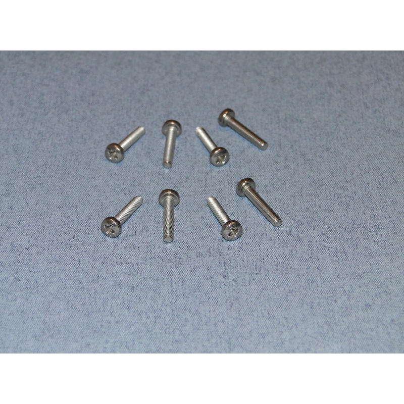 Radio Active Stainless Steel Pozi Pan Head Screw M4x12mm (Pk6) SCR04/12M4