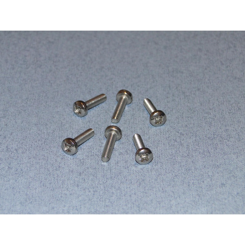 Radio Active Stainless Steel Pozi Pan Head Screw M4x16mm (Pk6) SCR04/16M4