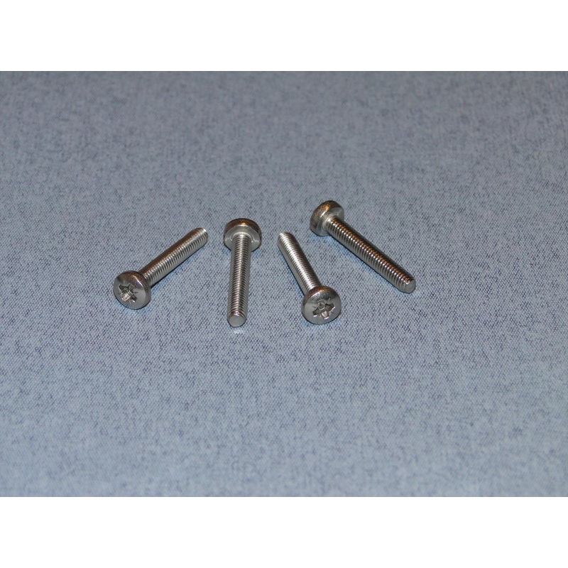 Radio Active Stainless Steel Pozi Pan Head Screw M4x25mm (Pk4) SCR04/25M4