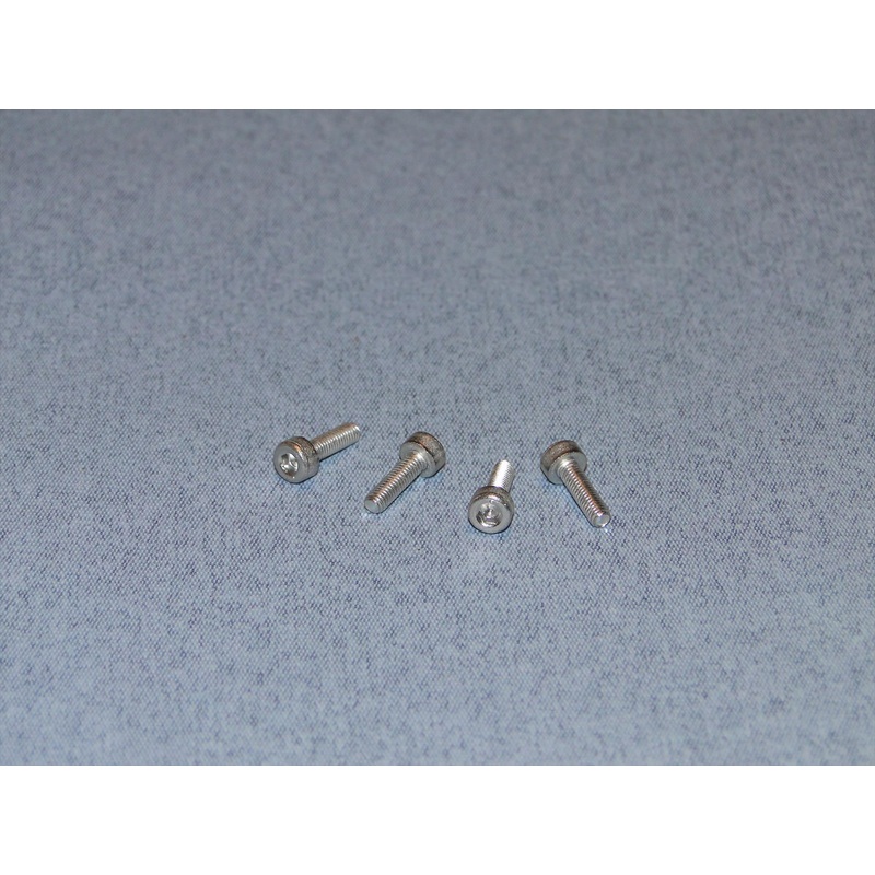 Radio Active Stainless Steel Socket Head Screw M3x10mm (Pk4) SCR01/10M3