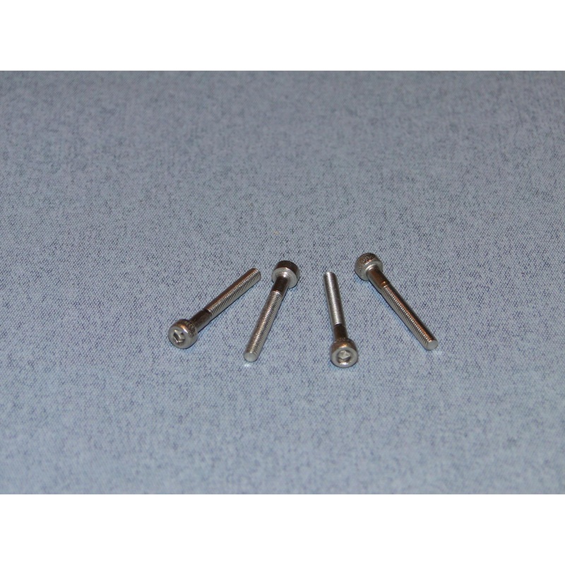 Radio Active Stainless Steel Socket Head Screw M3x25mm (Pk4) SCR01/25M3