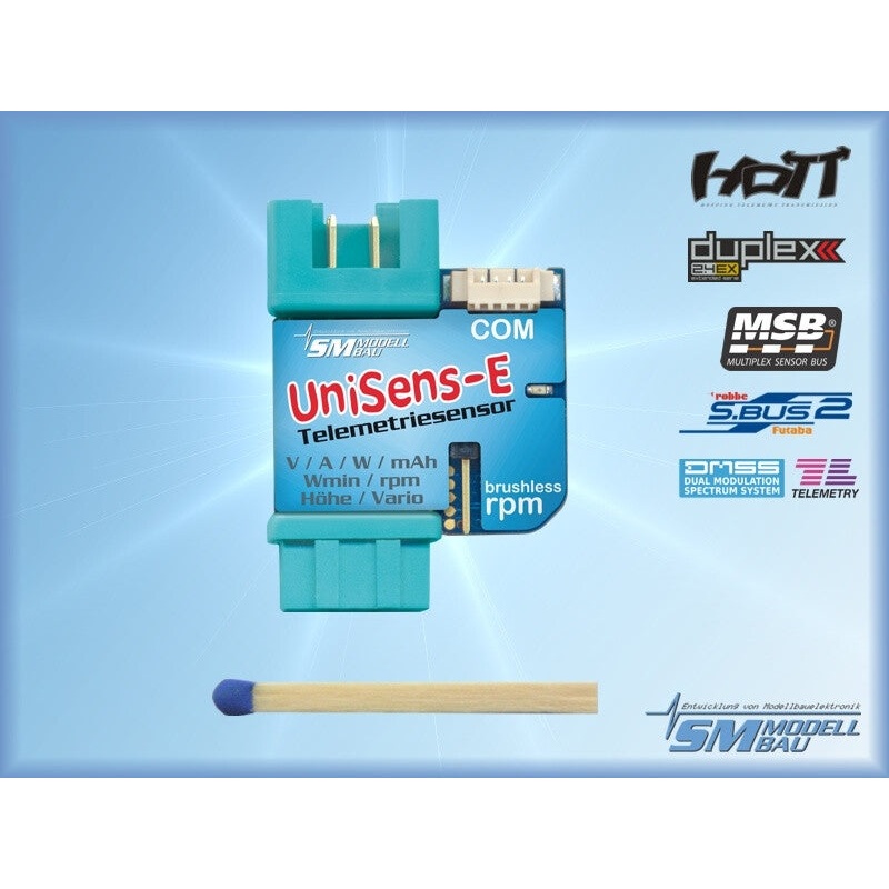 SM MODELL BAU UniSens-E RC Telemetry Sensor 140 A / MPX Version SM3100