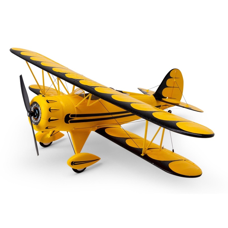 E-Flite UMX Waco BNF Basic with AS3X and SAFE Select – Yellow EFLU53550Y