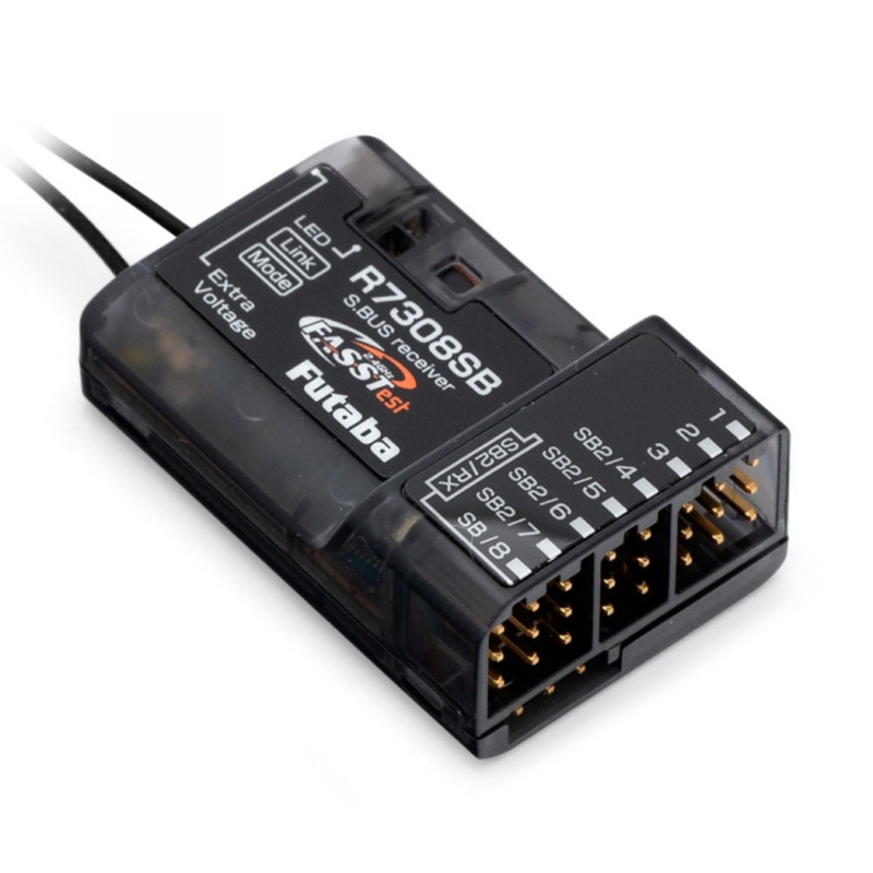 Futaba R7308SB 8-channel Air Receiver (18-channel S.Bus) FASSTest – High Gain Aerials 05102716-3