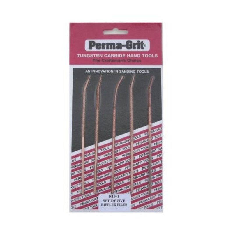 Perma-Grit Set of 5 RIFFLER Files 14 cm RIF-1