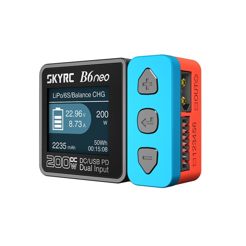 SkyRC B6neo DC Charger – Red/Blue SK-100198-01