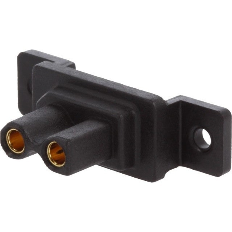 XT30 Female Panel Mount Gold Plated Connector from Amass