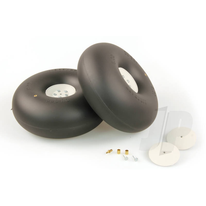 Dubro 6.0in Smooth Inflatable Wheels (Pair) DB600Rv