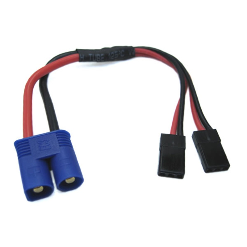 Etronix EC3 Connector To Dual JR Y Wire ET0815