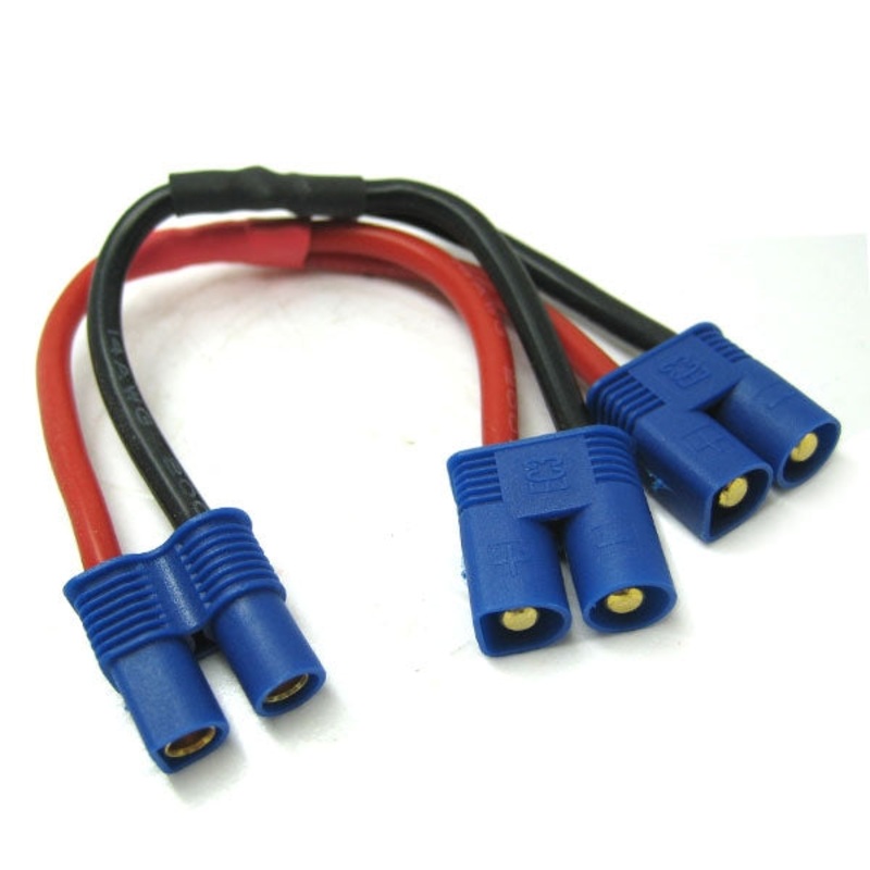 Etronix EC3 Parallel Adaptor Battery Harness For 2 Packs In Parallel ET0705