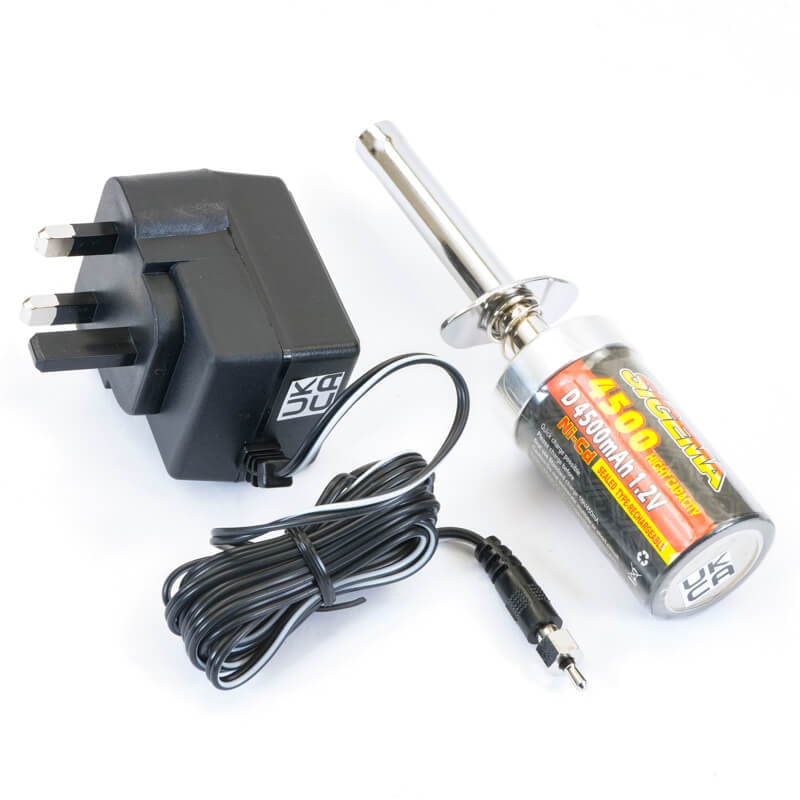 Fastrax High Capacity 4500MAH Glow Starter Pack with Charger FAST50HC