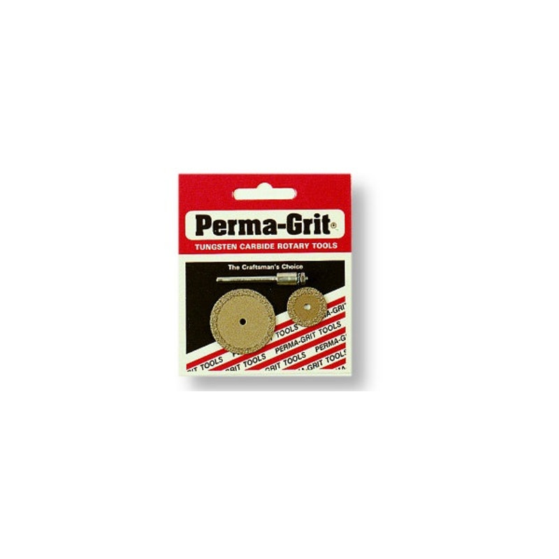 Perma-Grit Cutting Discs 19mm & 32mm diam + Arbor RD3 PermaGrit