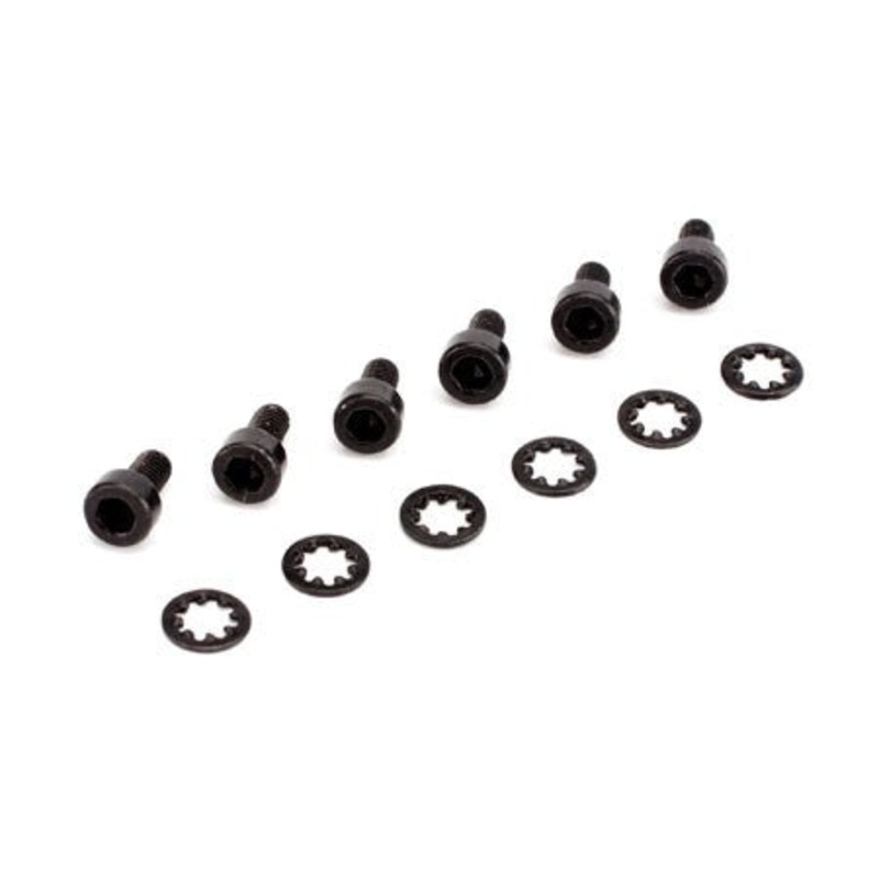 Spektrum Socket Head Metal Gear Servo Screws & Washers (Bag of 6) SPMA4043