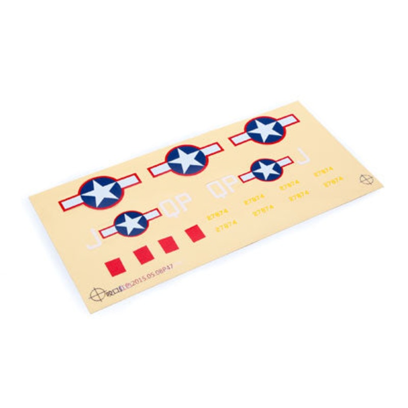 E-Flite Decal Sheet: UMX P-47 BL EFLU3265