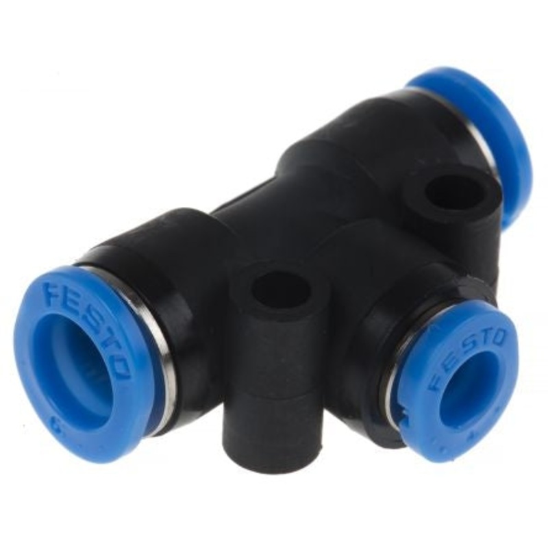Tee Push Fitting 4mm-6mm/6mm From Festo