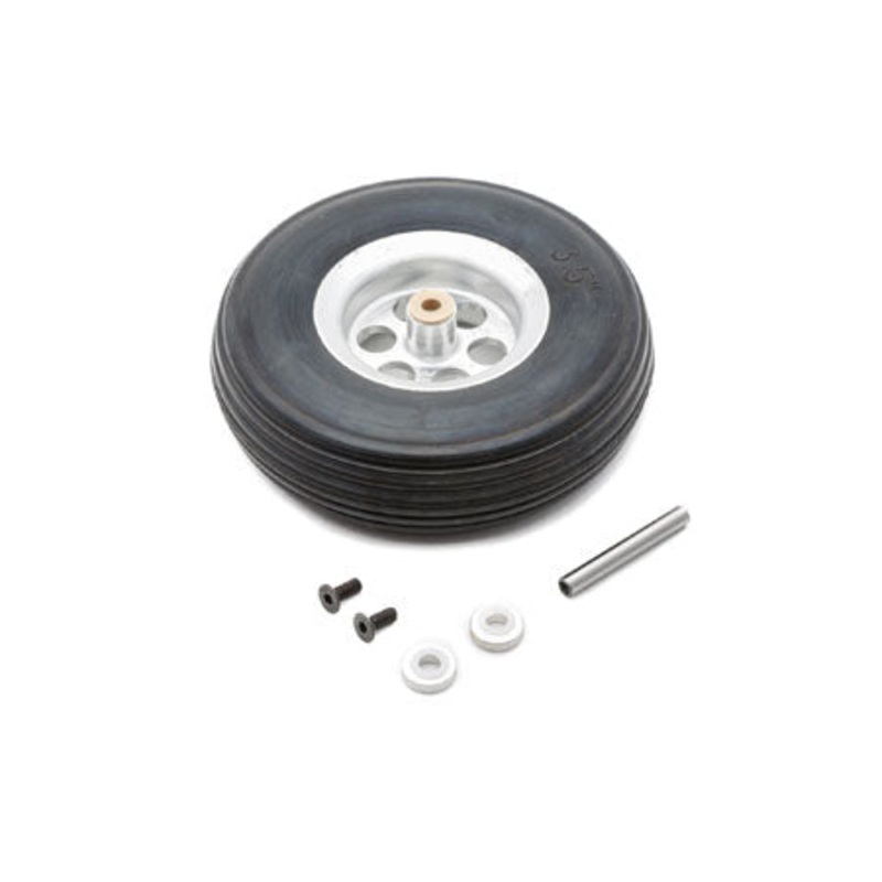 E-Flite 30 Percent Sailplane Elec Retract 3.5 Wheel Assy EFLG530S01