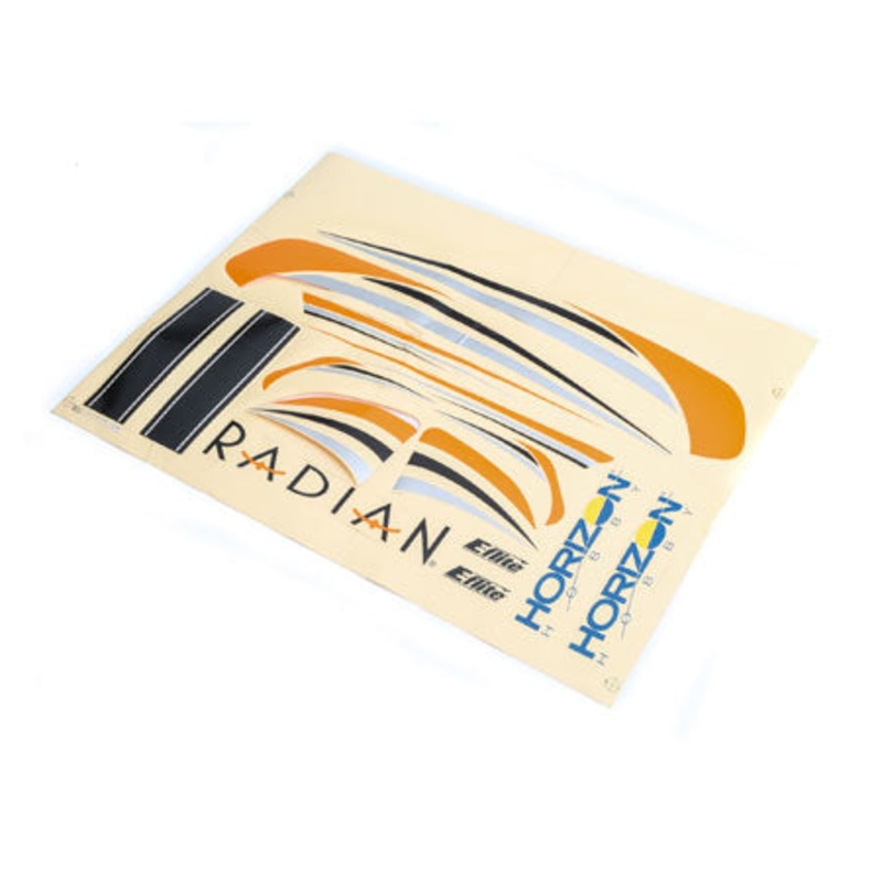 E-Flite Decal Sheet: Radian BNF Basic EFL4703