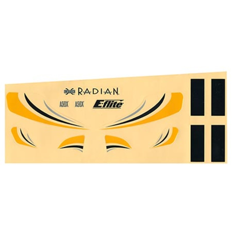 E-Flite Ultra Micro Radian Decal Sheet EFLU2901