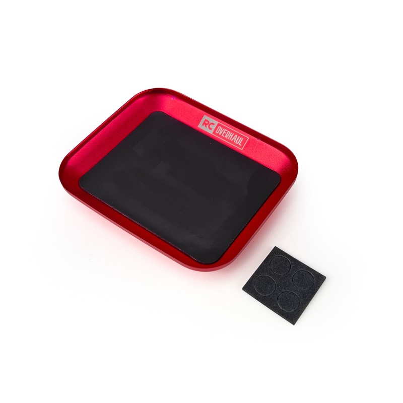 RC Overhaul Magnetic Parts Tray Red T-RCO-TL011R