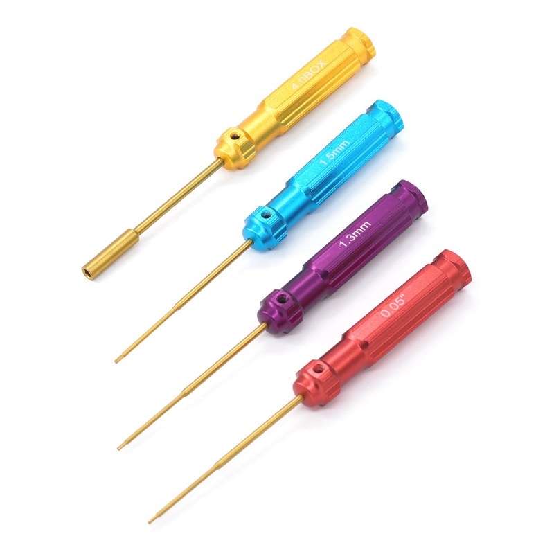 RC Overhaul Tool Set 4pcs (0.05/1.3/1.5/4mm box) SCX24 T-RCO-TL001