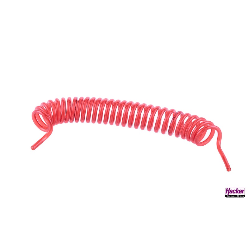 SMC Spiral Hose 4mm Red Recoil Tube A90089